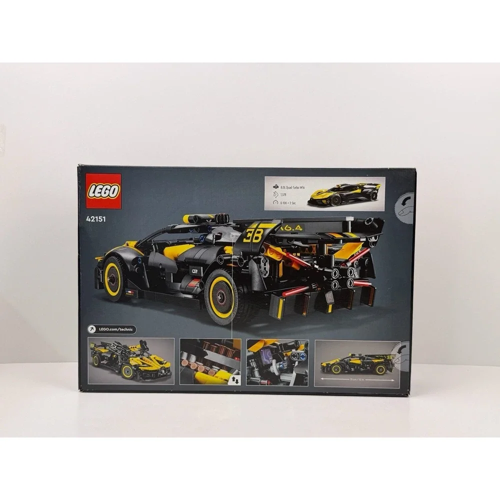 Lego 42151 Technic Bugatti Bolide 905 Pcs/Pzs Brand New Sealed